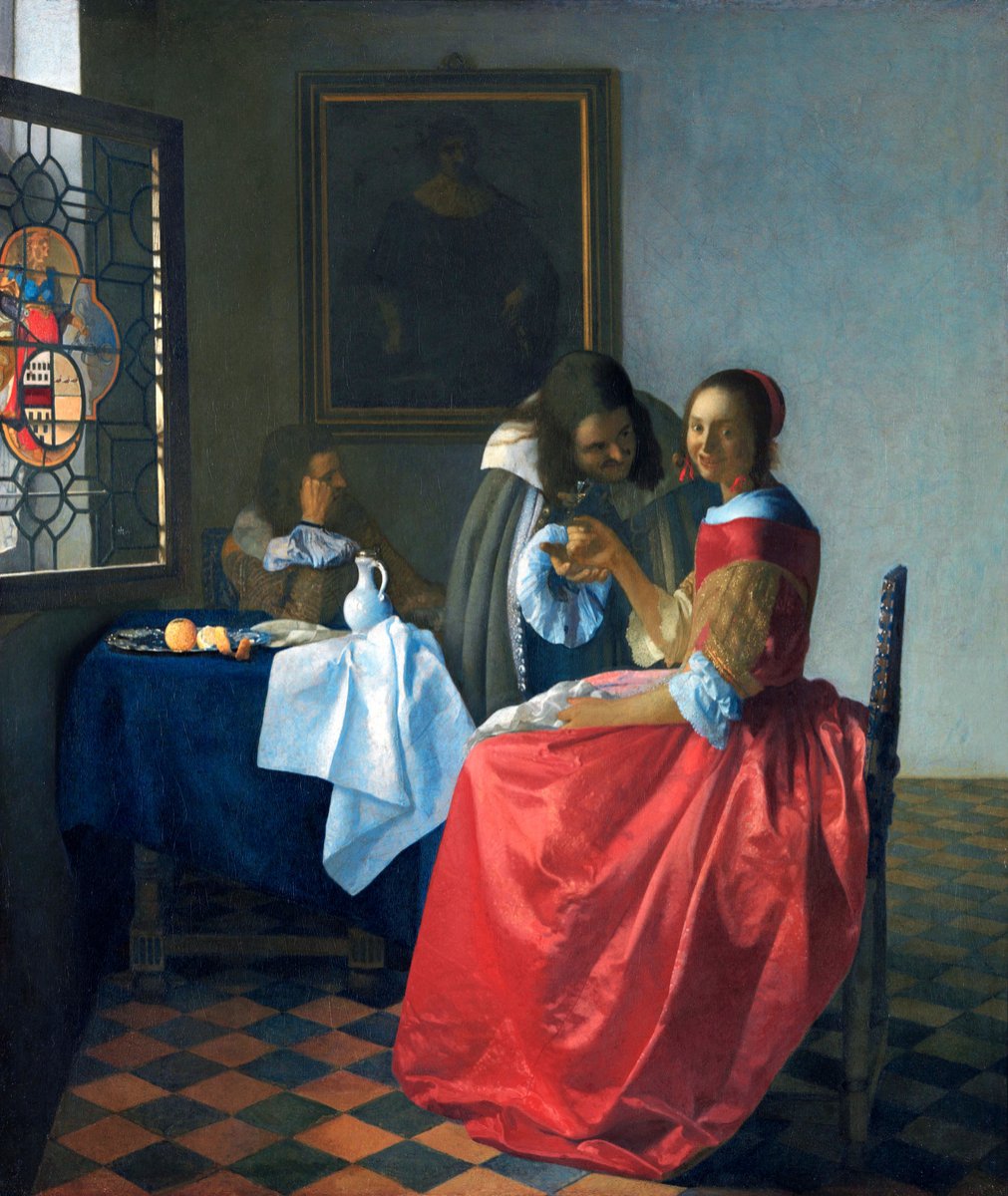 The Girl with a Wineglass - Johannes Vermeer