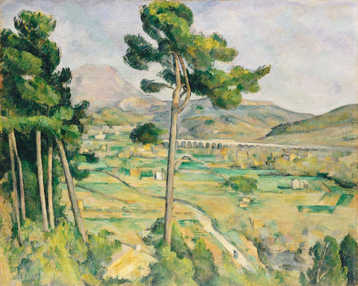 Mont Sainte-Victoire and the Arc River Valley - Paul Cézanne