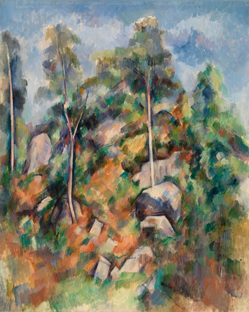 Rocks and Trees - Paul Cézanne