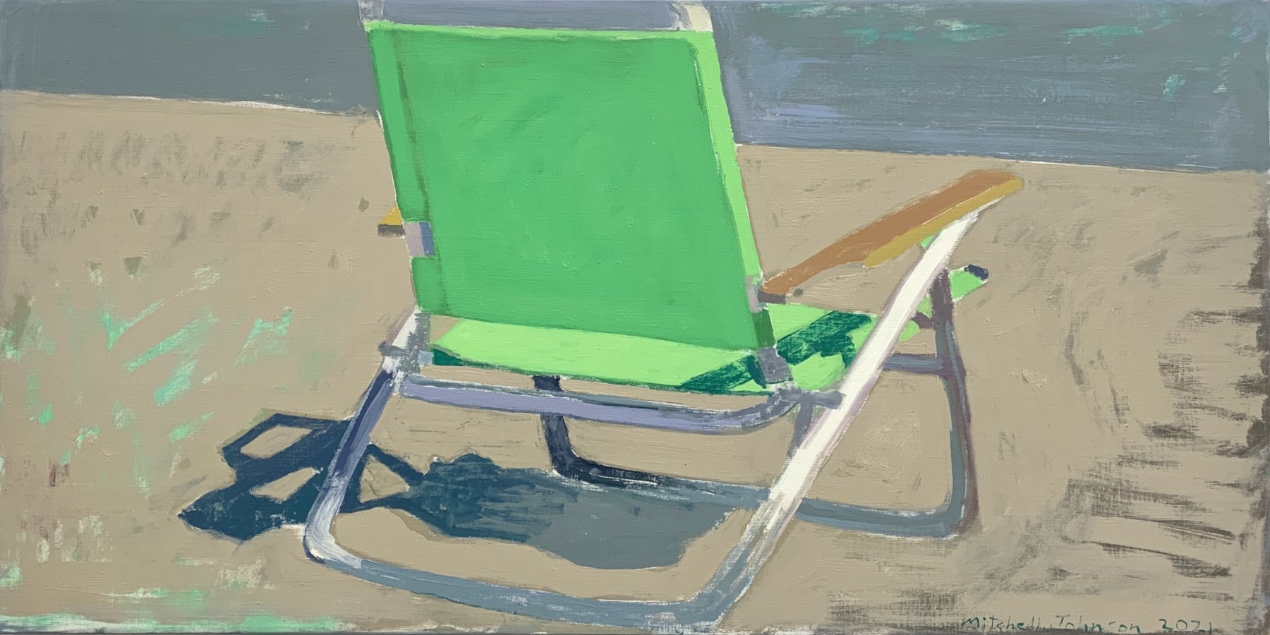 Green Chair Wellfleet - Mitchell Johnson