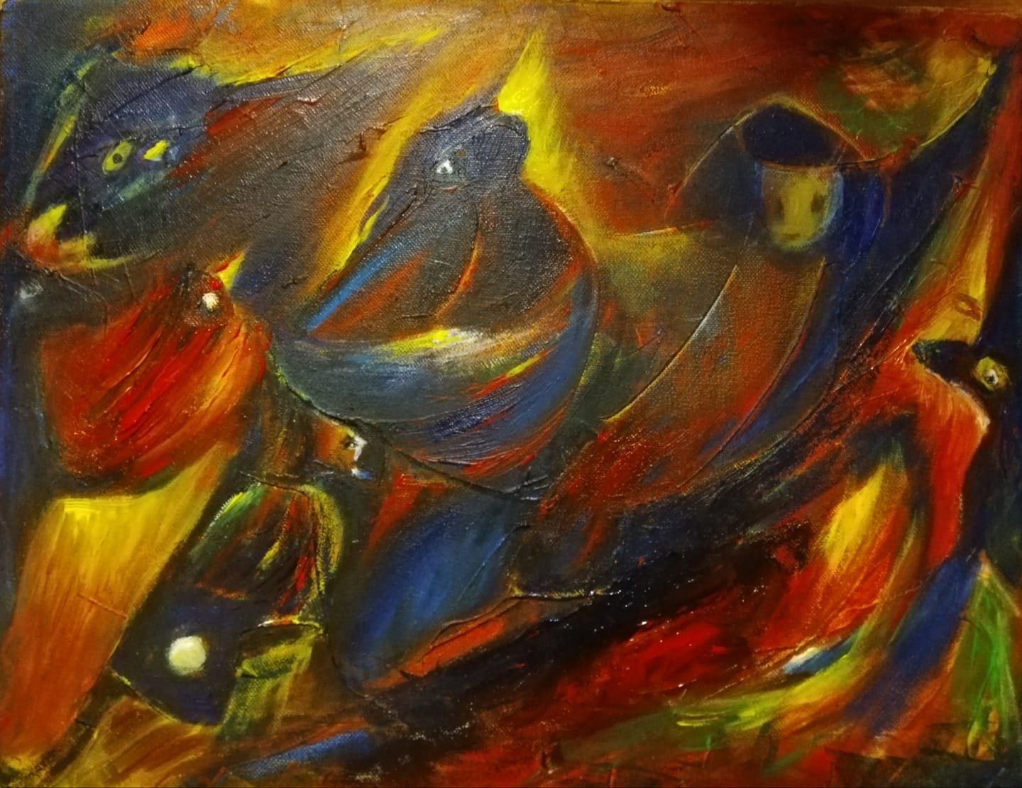 Last Creatures Get Together Before а Wave of Extinction Swallows Them All  - Nina Kossman