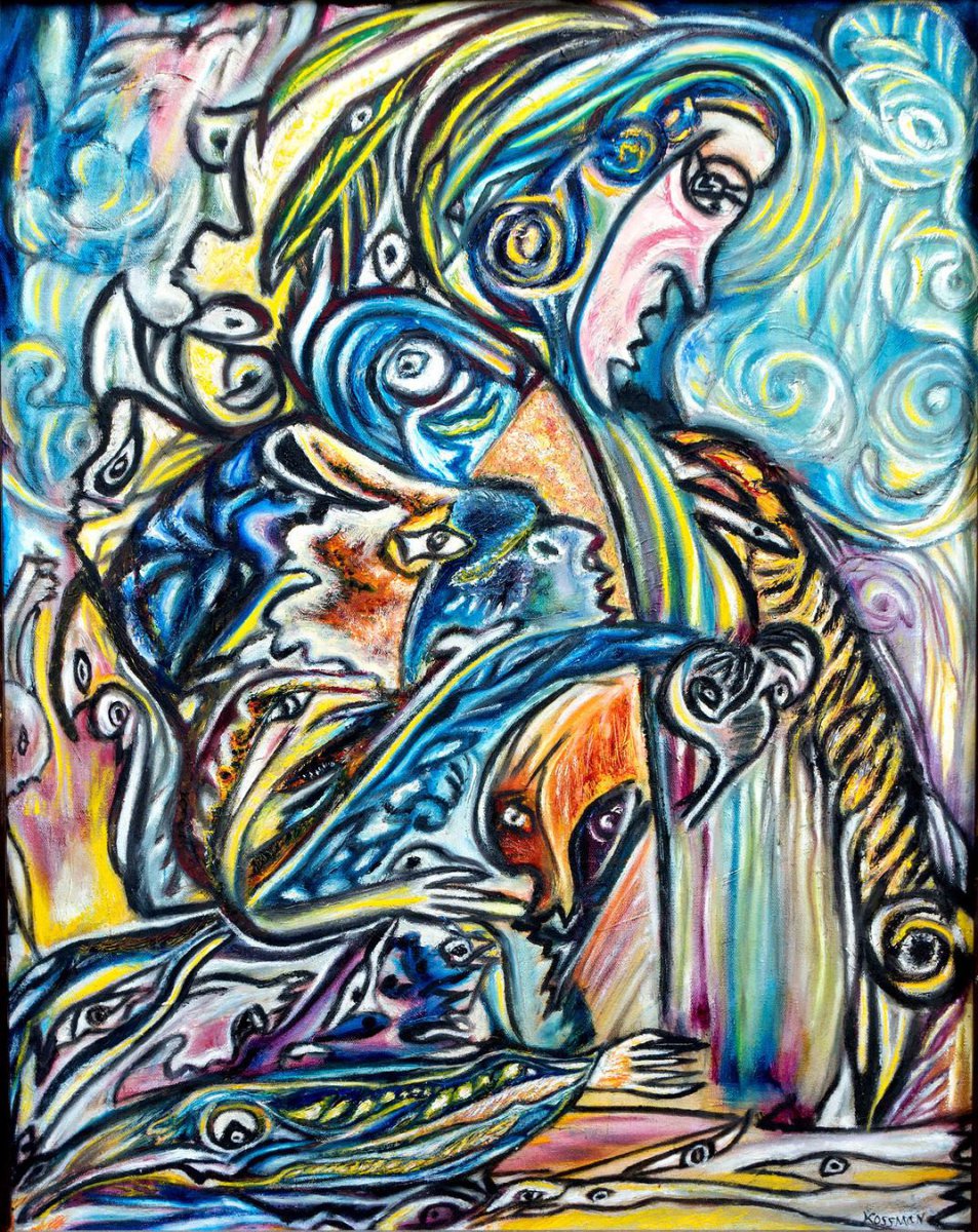 A Monk Beset by Demons - Nina Kossman