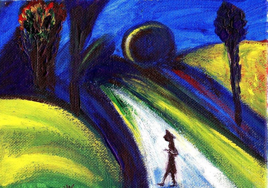 I walk  on the path alone... (from a poem by Mikhail Lermontov) - Nina Kossman