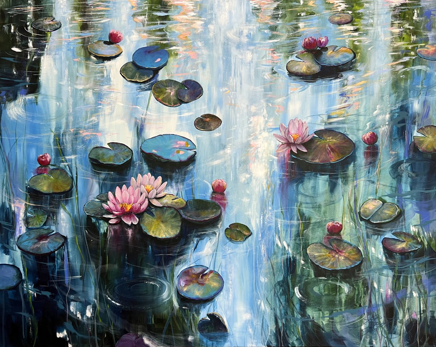 My Love For Water Lilies 1 - Sandra Gebhardt-Hoepfner