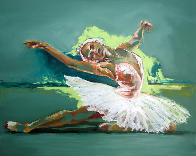 Swam lake II - Alicia Besada