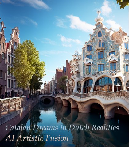 Catalan Dreams in Dutch Realities: AI Artistic Fusion